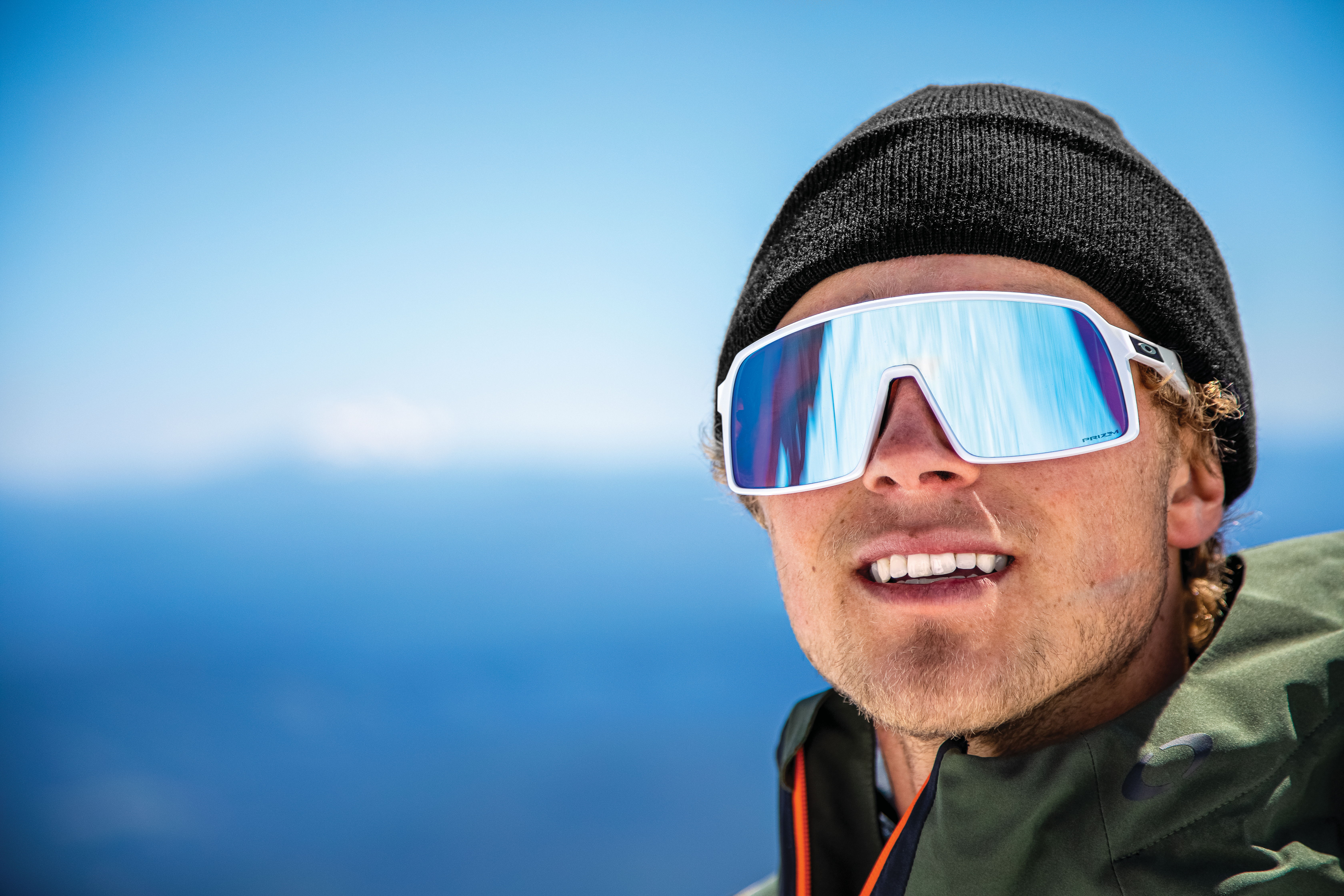 BXTR Prizm Road Lenses, Matte White Frame Sunglasses